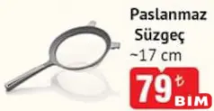 PASLANMAZ SÜZGEÇ 17 CM PASLANMAZ SÜZGEÇ 17 CM